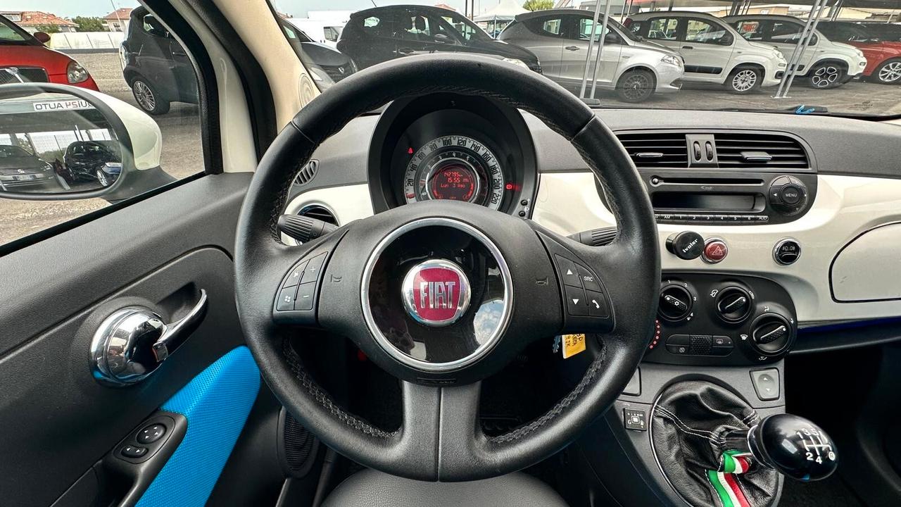Fiat 500 1.2 SPORT/LOUGE GPL KM CERTIFICATI-UNICO PROPRIETARIO-BOMBOLA GPL CHE SCADE NEL 2031