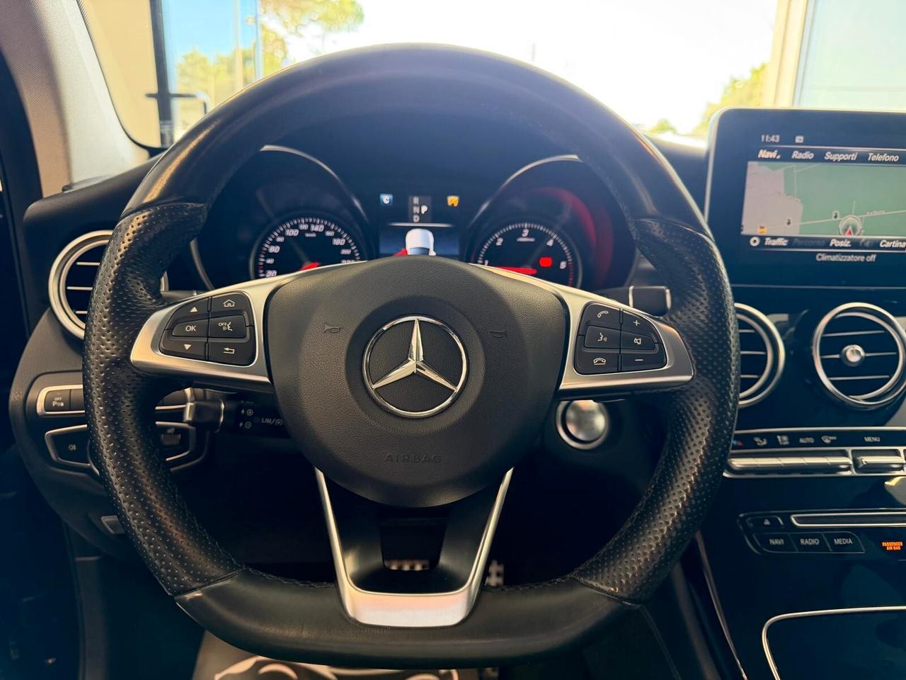 MERCEDES-BENZ GLC 250D 4MATIC PREMIUM 2.0 204CV PELLE NAVI CAM ANNO 2018
