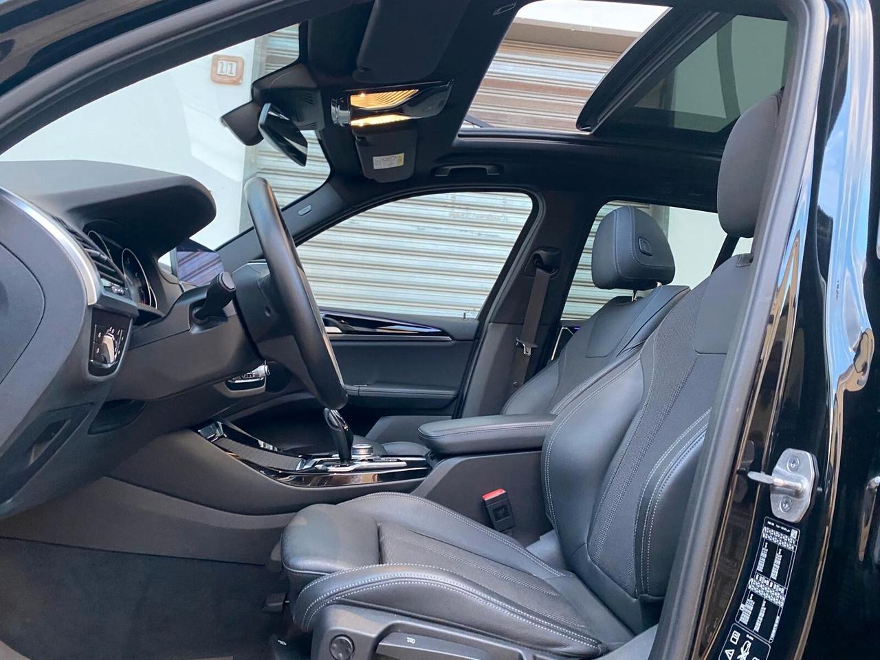 BMW X3 20D X-DRIVE X-LINE MHEV 48V 190CV TETTO PELLE CAM ANNO 2021