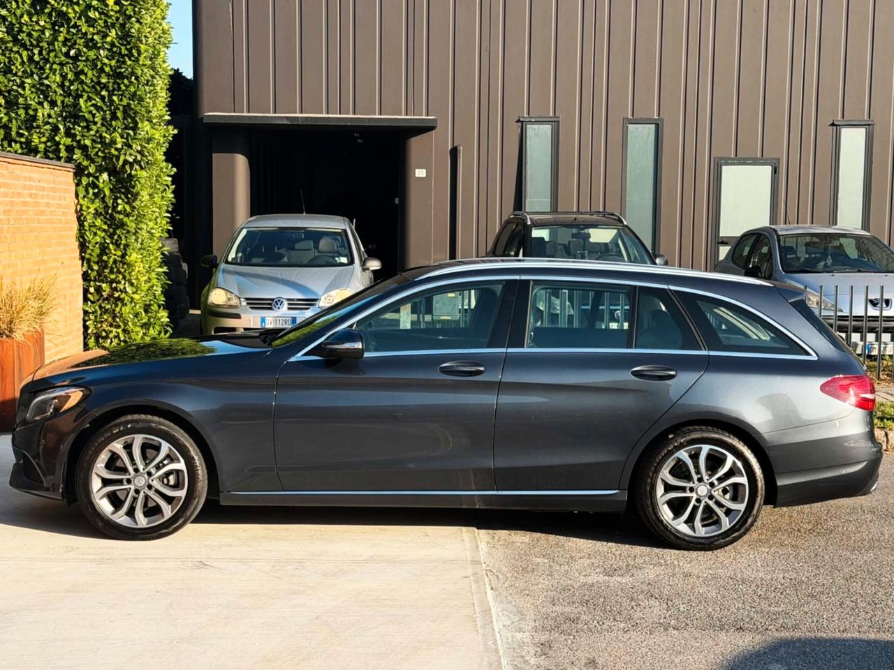 Mercedes C 220d-Navi,Led,Pelle-Full-Euro6-2015