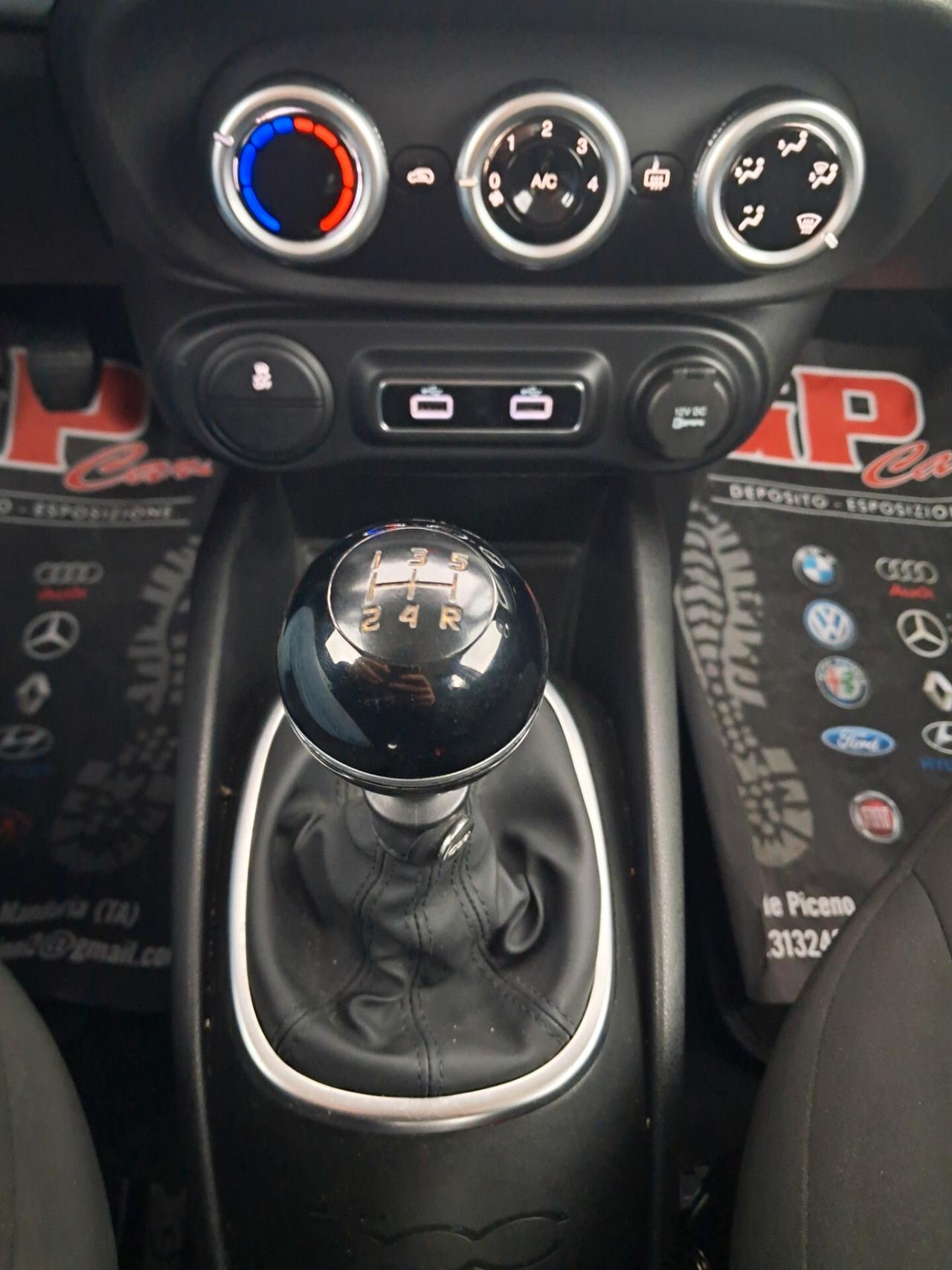 Fiat 500X 1.3-Mtj 95CV- CROSS*SENSORI*LED