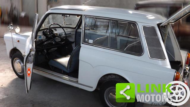 AUTOBIANCHI Bianchina panoramica 120 D con roulotte iscritta ASI