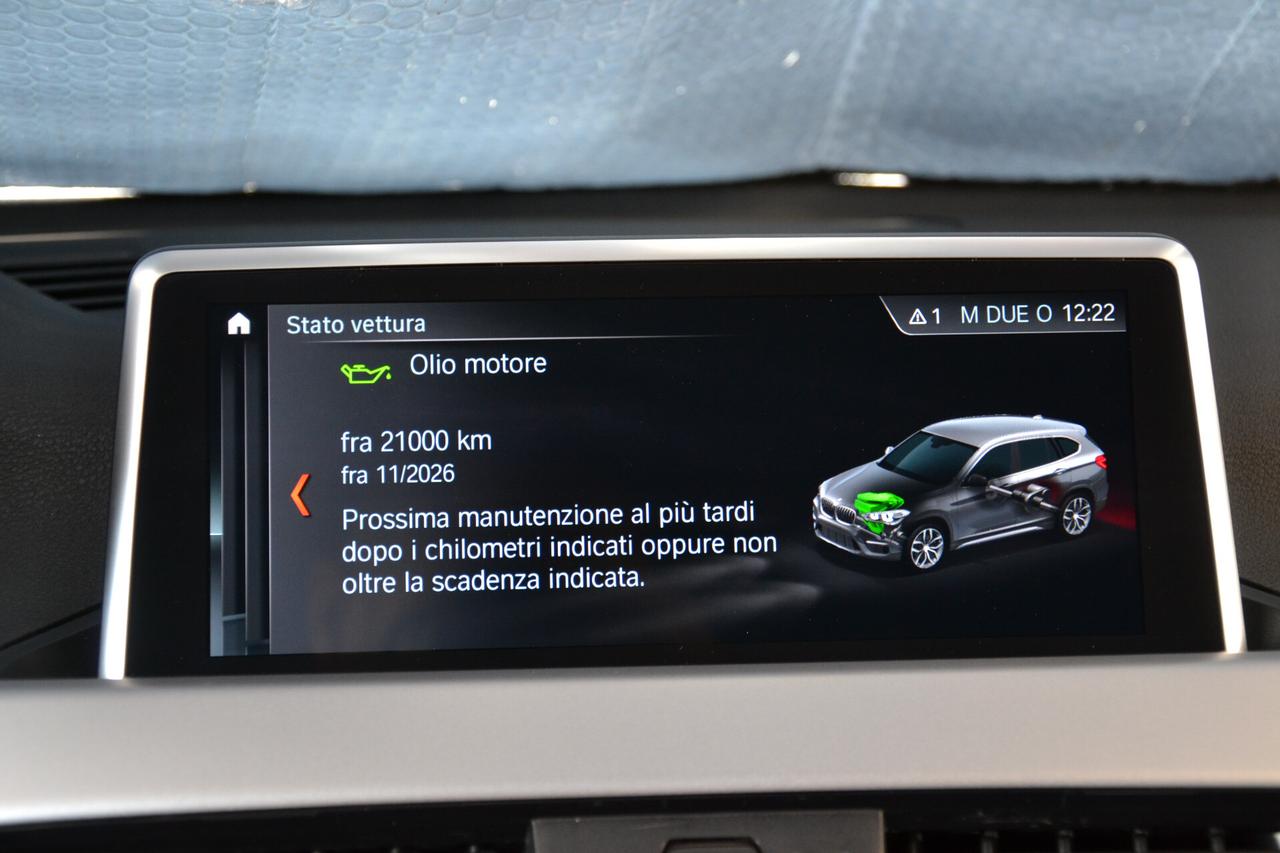 Bmw X1 25e X-DRIVE 220CV ADVANTAGE **PREZZO VERO**UNIPRO'**