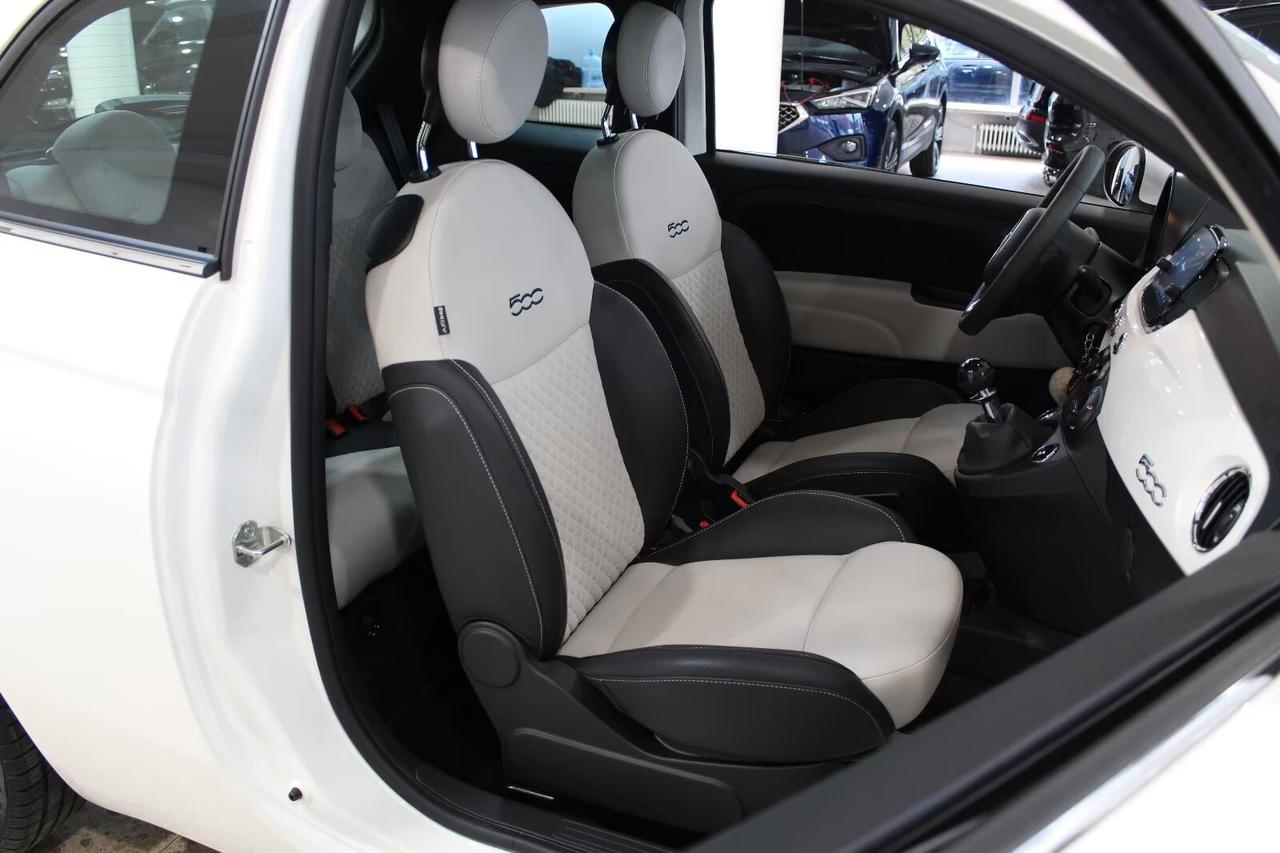 Fiat 500 1.0 Hybrid Dolcevita-PELLE-TETTO PAN-PDC