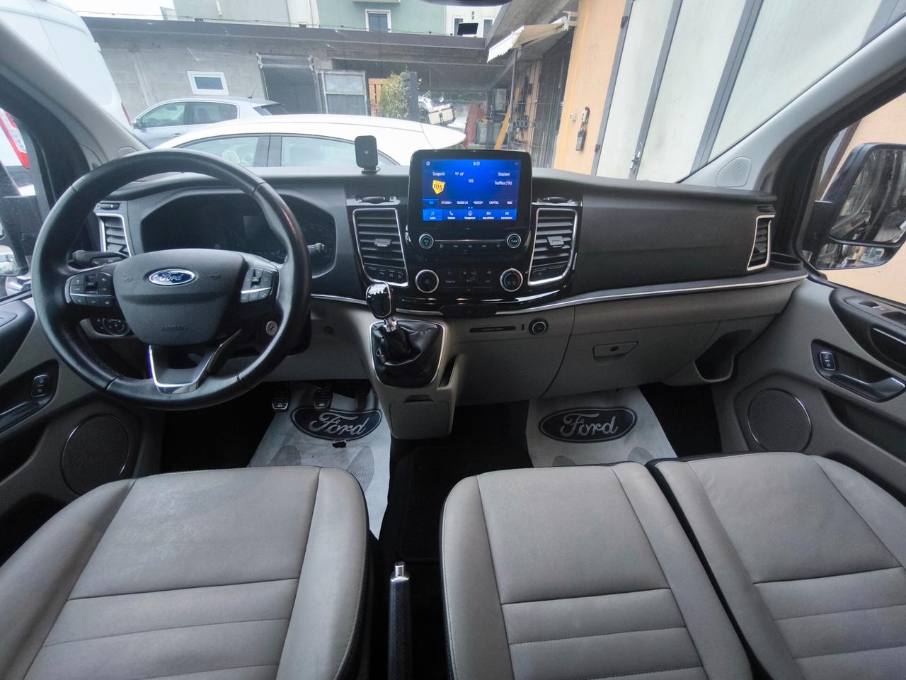 FORD TOURNEO CUSTOM TDCI-TITANIUM-9 POSTI-2021-GANCIO TRAINO