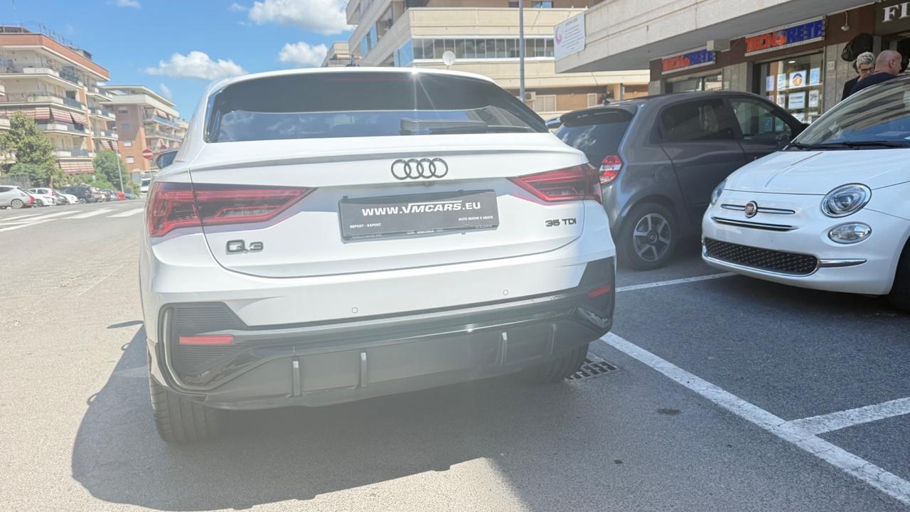 Audi Q3 SPB 35 TDI S tronic line edition MATRIX PDC PELLE VOLANTE TRE RAZZE CERCHI 20 NAVI KAMERA