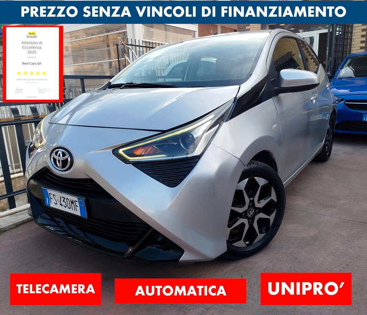 AYGO 1.0 AUTOMATICA* PREZZO VERO* 5 PORTE UNIPRO- KM CERTI- GARANZIA 12 MESIU