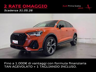 AUDI Q3 SPORTBACK 45 TFSIe S-TRONIC IDENTITY BLACK