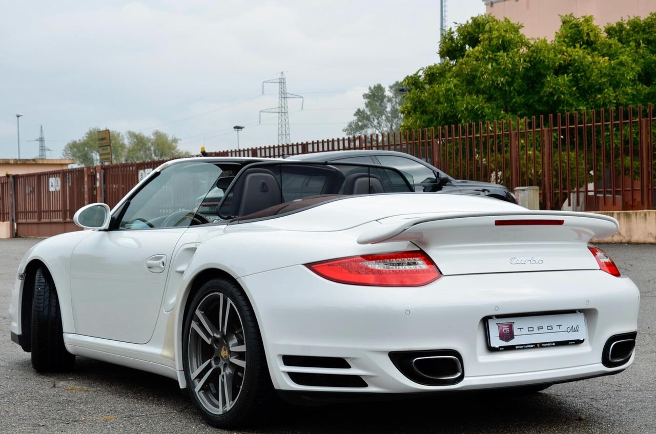 Porsche 997 Cabrio 3.8 MK2 TURBO PDK 500cv, CARBOCERAMICA, SERVICE UFF POSCHE, UFF ITALIANA