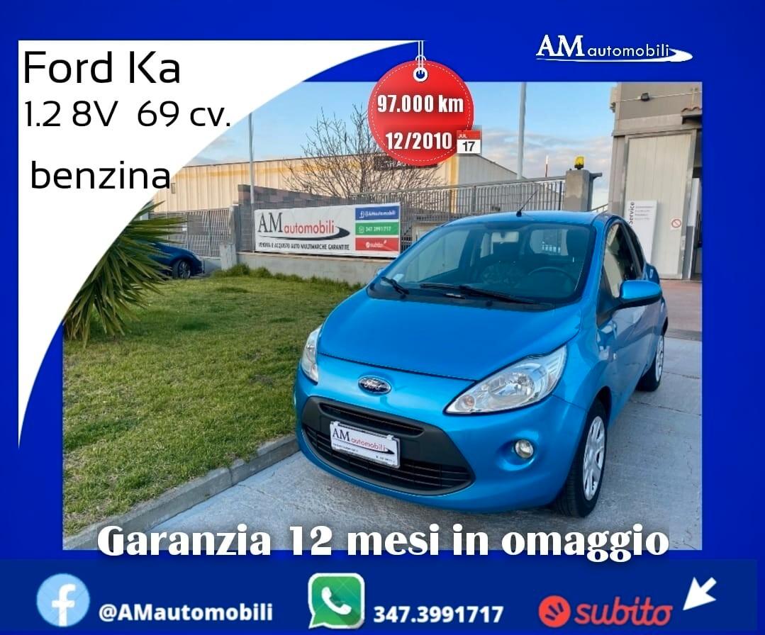 Ford Ka 1.2 8V 69 cv. benzina 3 porte