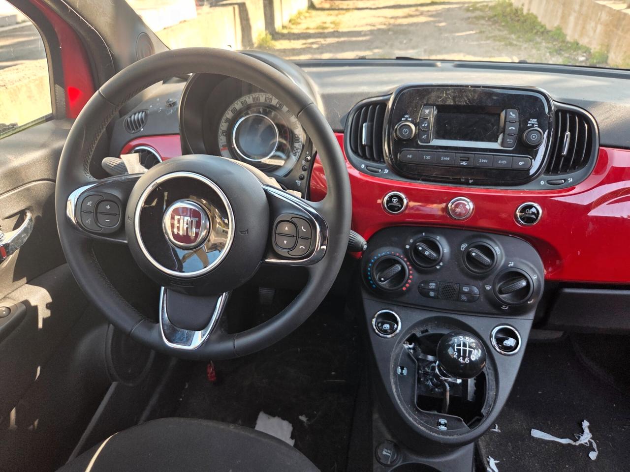 Fiat 500 1.0 Hybrid Red ANNO 2024- SINISTRATA