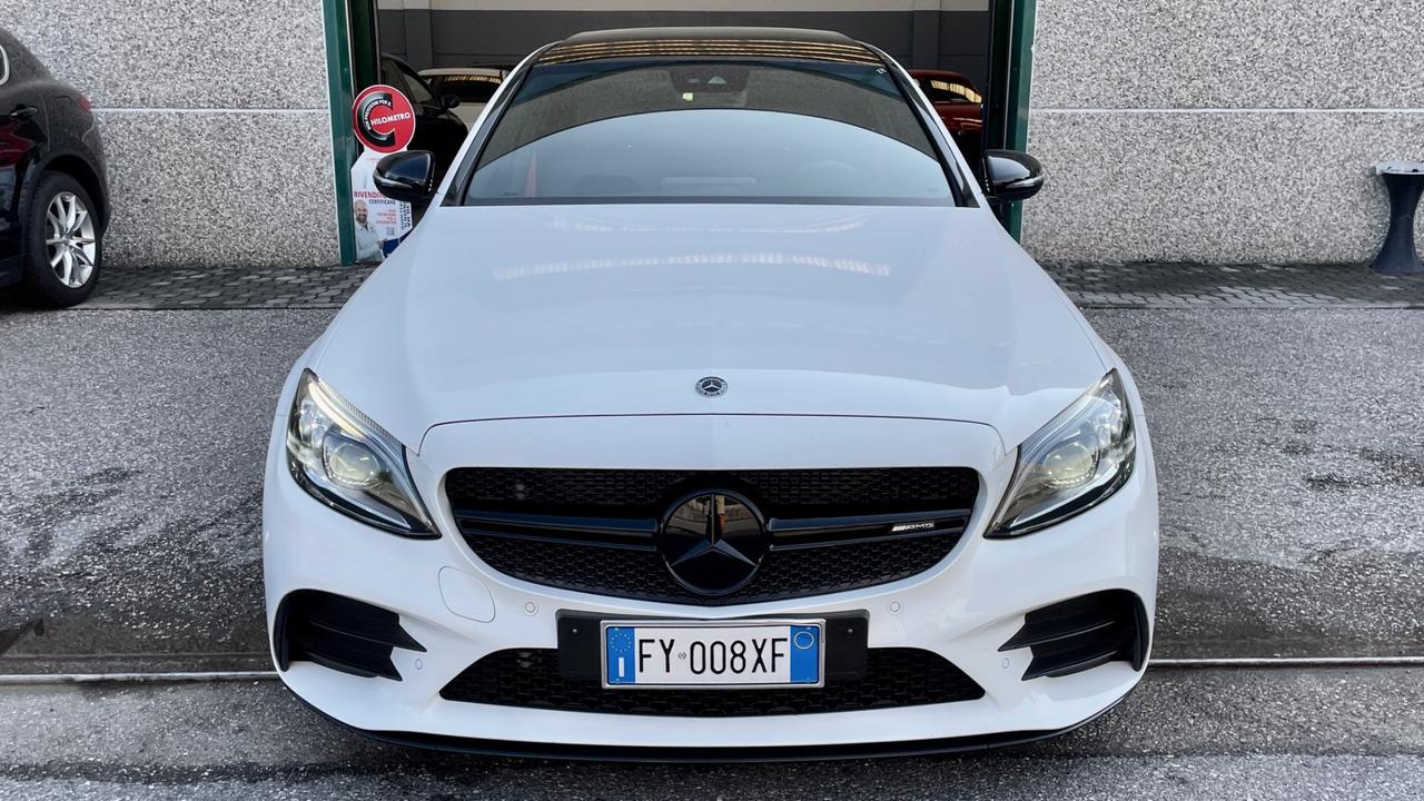 MERCEDES-BENZ CLASSE C43 4 MATIC 3.0 AMG TCT7 390CV - BOLLO E S.B PAGATI, FULL LED, TETTO, PELLE