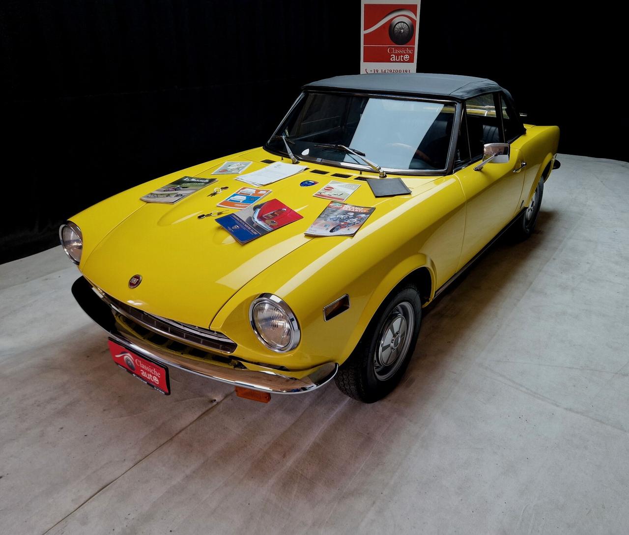 Fiat 124 Spider 1.8cc certif. ASI con C.R.S