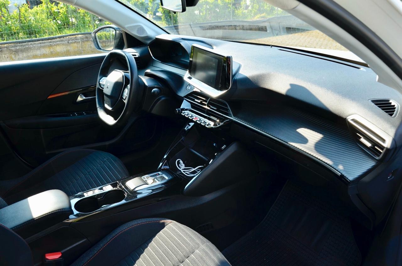 PEUGEOT E-208 ACTIVE PACK 100kW, UFF ITALIANA, TAGLIANDI PEUGEOT, APPLE ANDROID, PERMUTE