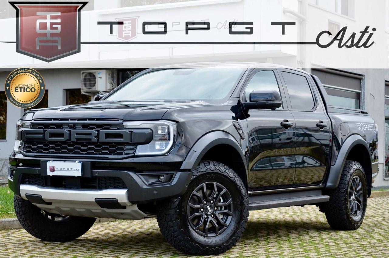 FORD RANGER RAPTOR 3.0 ECOBOOST V6 4WD 292cv auto, DISPONIBILTA’ IMMEDIATA, NO IVA, UFF ITALIANA, GARANZIA UFF, UNICOPROP, EURO 6E, PERMUTE