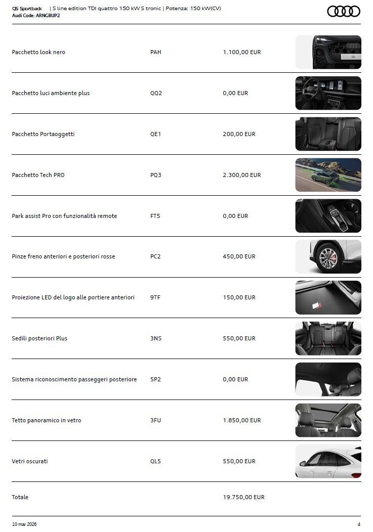 Audi Q5 SPB TDI 150 kW quattro S line TECHPRO/TETTO/OLED