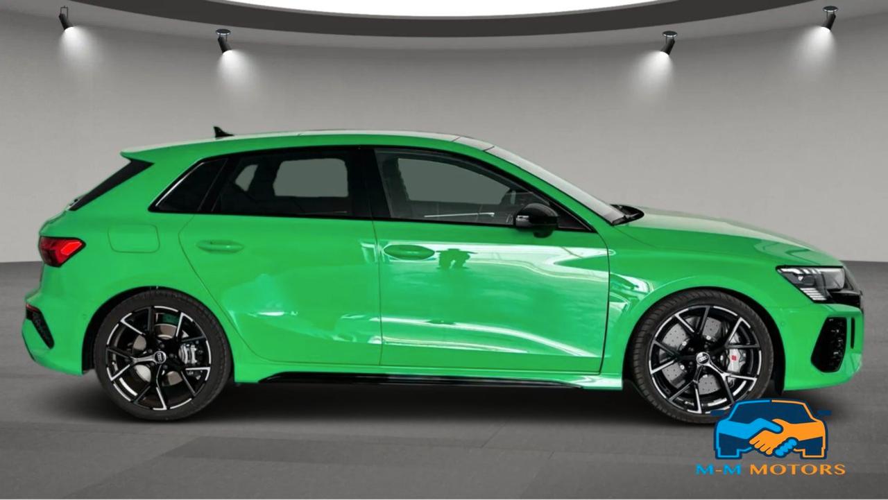 Audi RS3 Sportback 2.5 tfsi quattro s-tronic UNICOPRO-CARBOCERAMICI- COLORE EXCLUSIVE-GARANZIA AUDI 2028-LIM 290KM/H BOLLO E SUPERBOLLO 06/2027