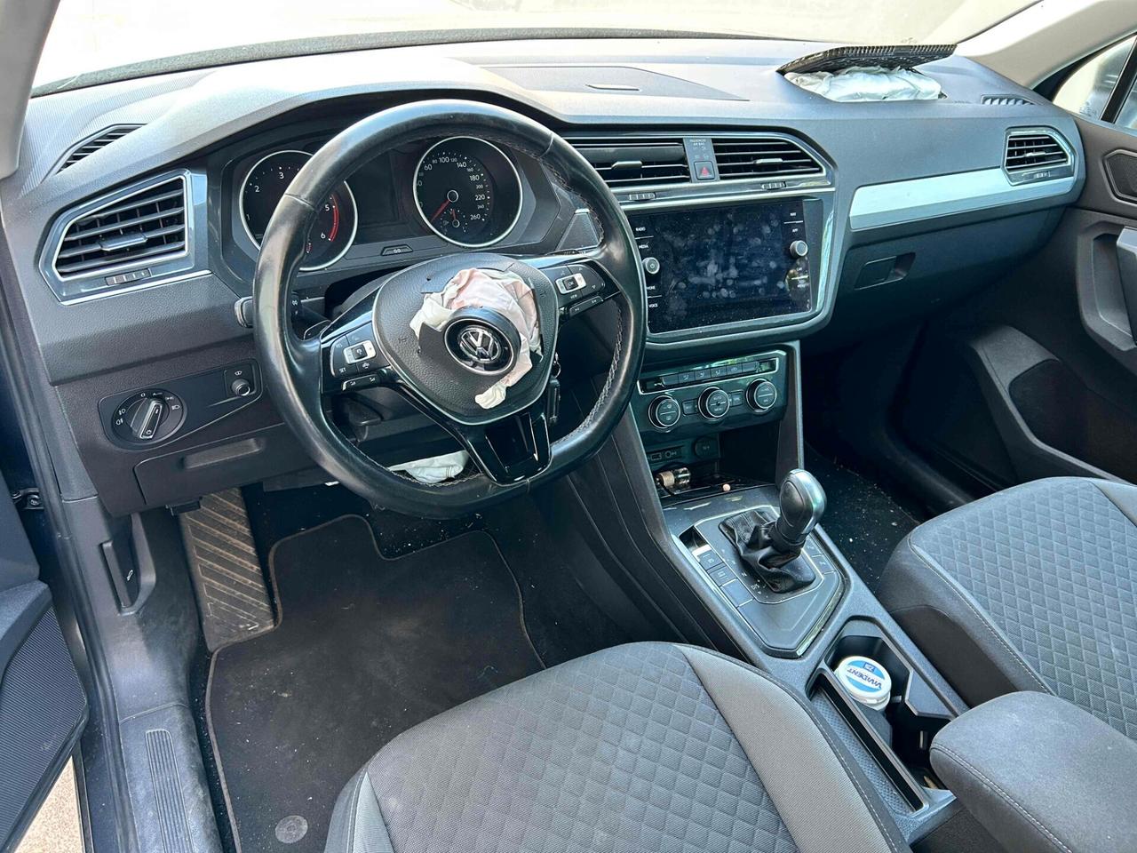 VW Tiguan 2.0 TDI 150CV DSG - 2019 Incidentata