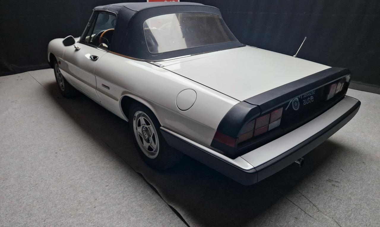 Alfa Romeo Spider 2.0 cc certif. ASI con C.R.S