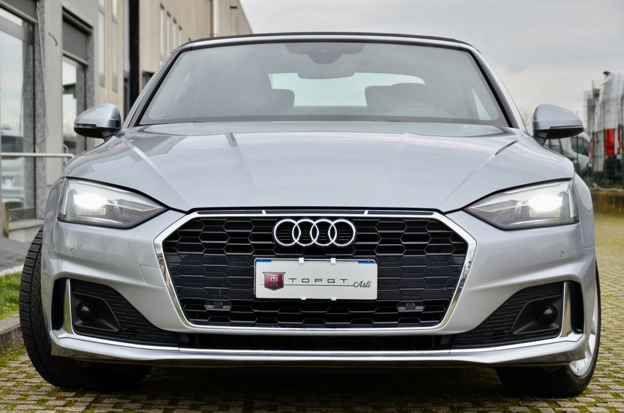 AUDI A5 CABRIO 40 2.0 TDI BUSINESS ADVANCED 190cv S-TRONIC, GARANZIA AUDI, SERVICE AUDI, UFF ITALIANA, RETROCAMERA, FULL LED, PERMUTE