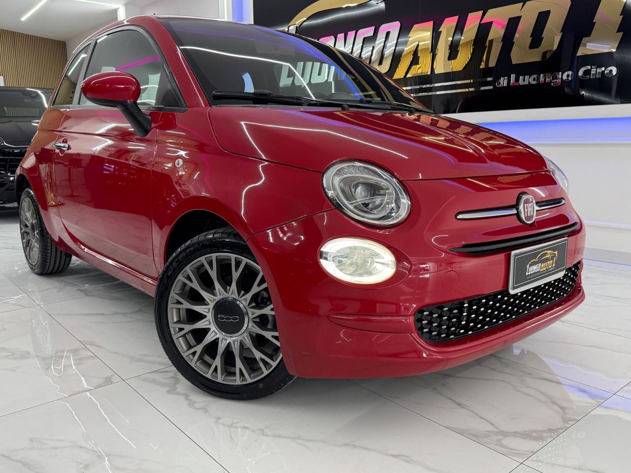 Fiat 500 1.0 Hybrid Red Full Optional