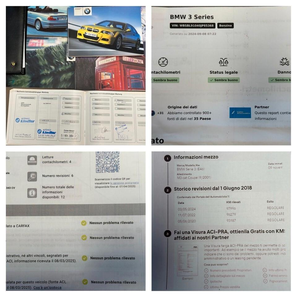 Bmw M3 E46 Coupe 3.2 Manuale - ASI CRS 343cv