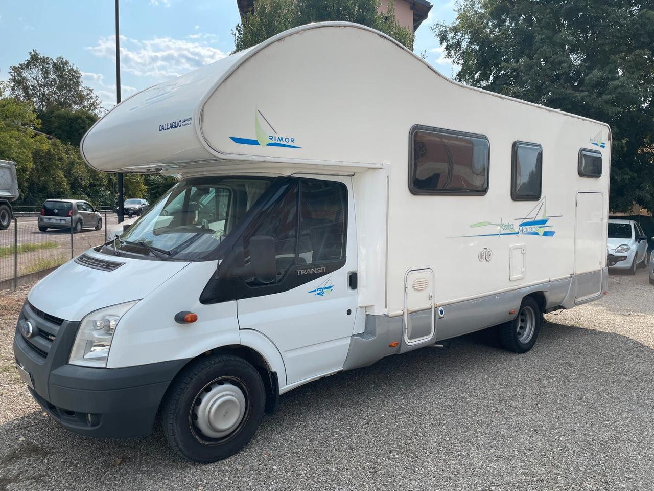 Ford Autocaravan mansardato Rimor Katamarano 5 - 6 posti letto
