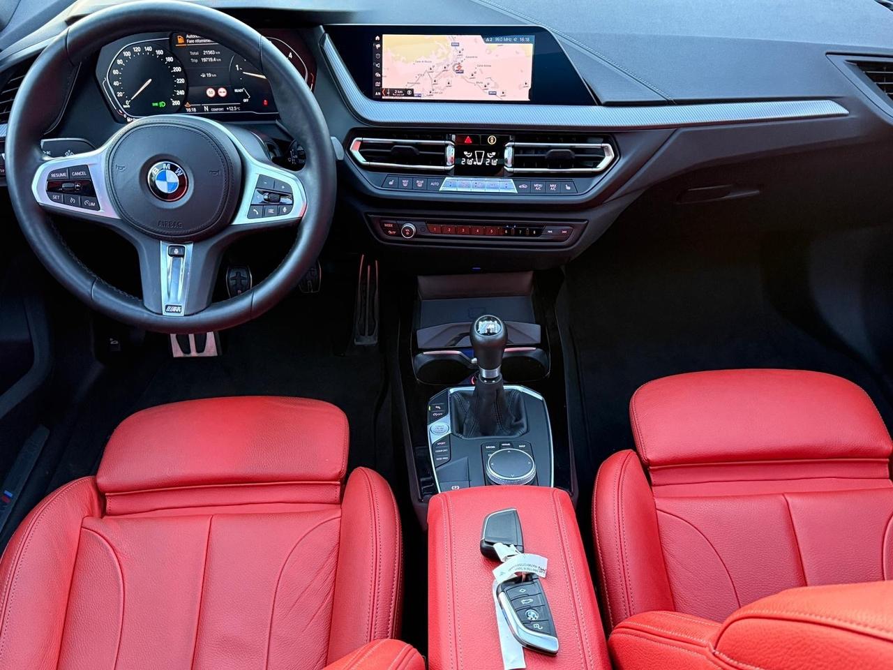 BMW 118D 150cv MSPORT NAVI LED TETTO UNICOPROPRIETARIO 2020