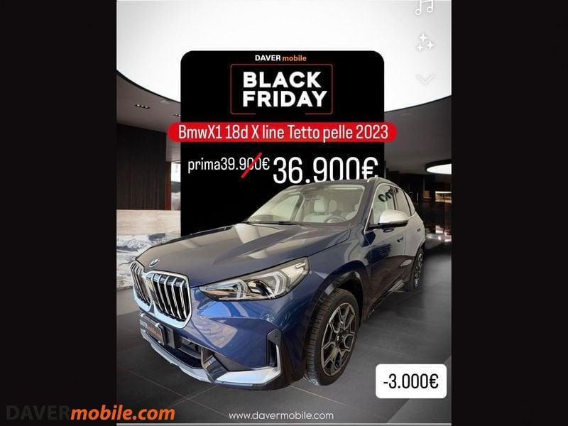 BMW X1 X1 sDrive 18d xLine TETTO PANORAMA