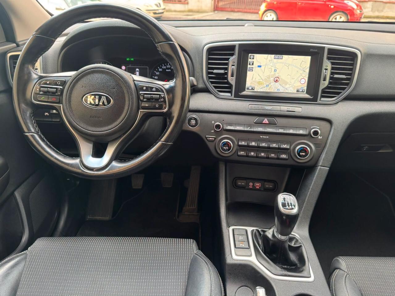 KIA SPORTAGE 1.7 CRDI 115 CV. TETTO+NAVI+BIXENO