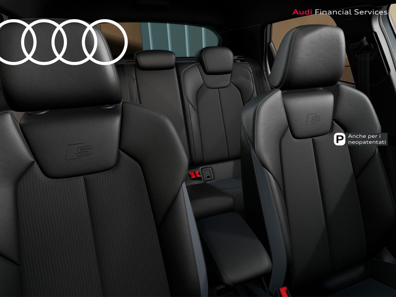 Audi A1 sportback 30 1.0 tfsi identity black 116cv s-tronic