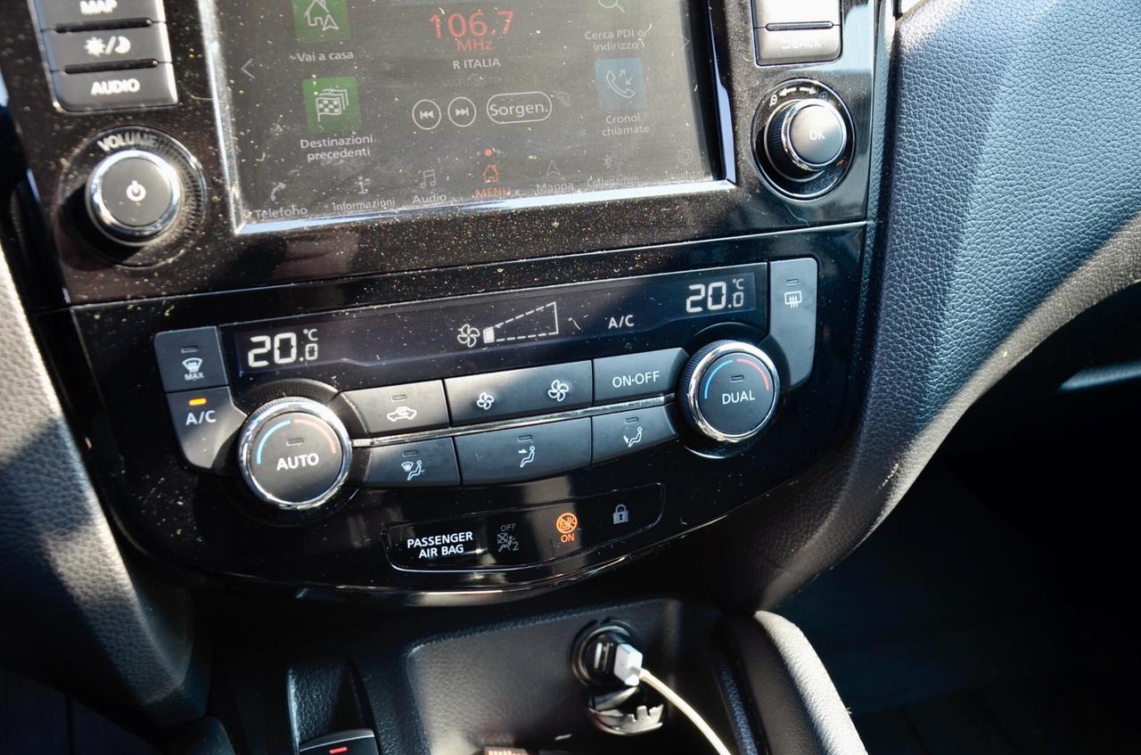 NISSAN QASHQAI 1.5 DCI N-CONNECTA 115cv, UNICOPROPRIETARIO, EURO 6D, SERVICE DIMOSTRABILI, TETTO, RETRO 360°, NAVI, PERMUTE