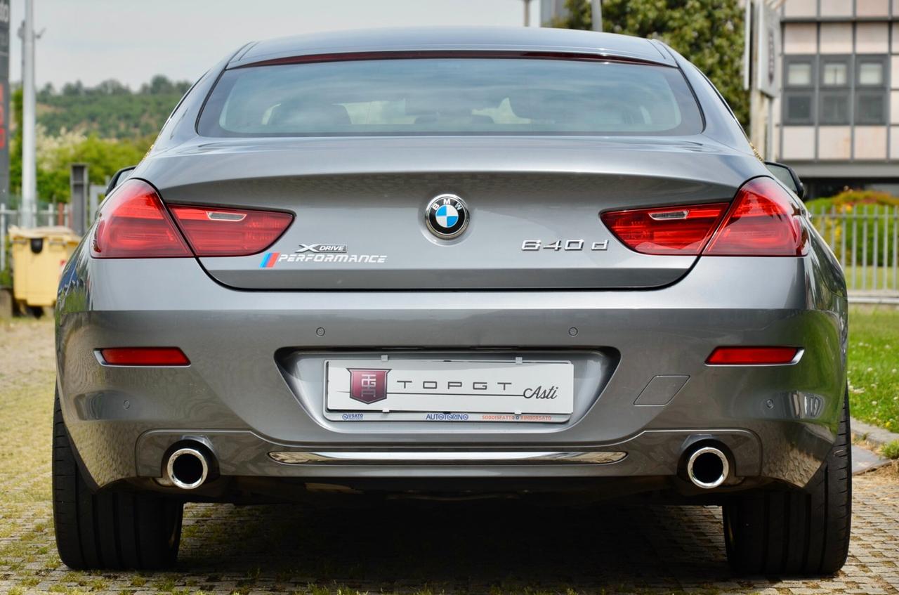 BMW 640d GRAN COUPE XDRIVE 313cv AUTO, UFF ITALIANA, EURO 6B, HI-FI HARMAN/KARDON, SOFT CLOSE, 20", PERMUTE