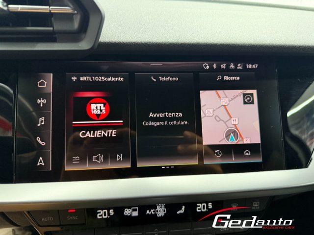 AUDI A3 SPB 30 TFSI SPORTBACK S tronic black edition NAVI