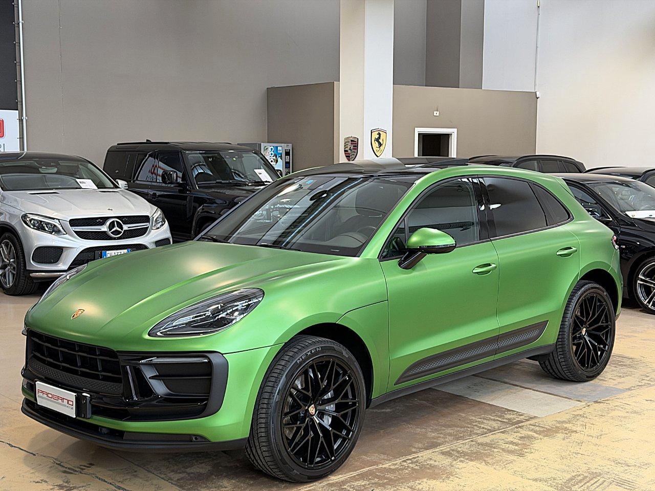Porsche Macan 2.0 265cv PDK - 21" - Tetto - Carplay - Wrap Verde