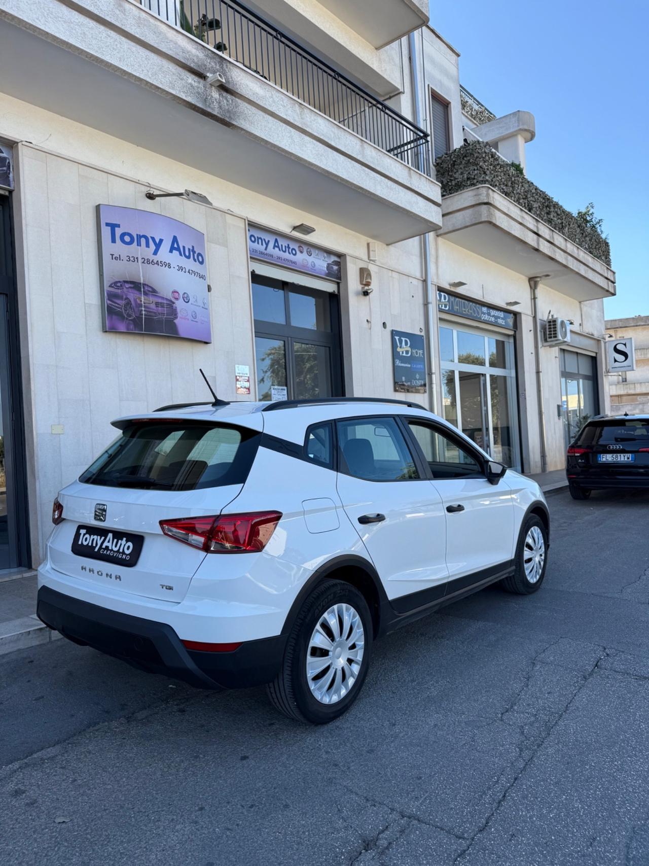 Seat Arona 1.0 tgi BENZMETANO 90cv FULL LINK,BLUETOOTH,USB,KM CERTIFICATI SEAT,UNI PROPRIETARIO