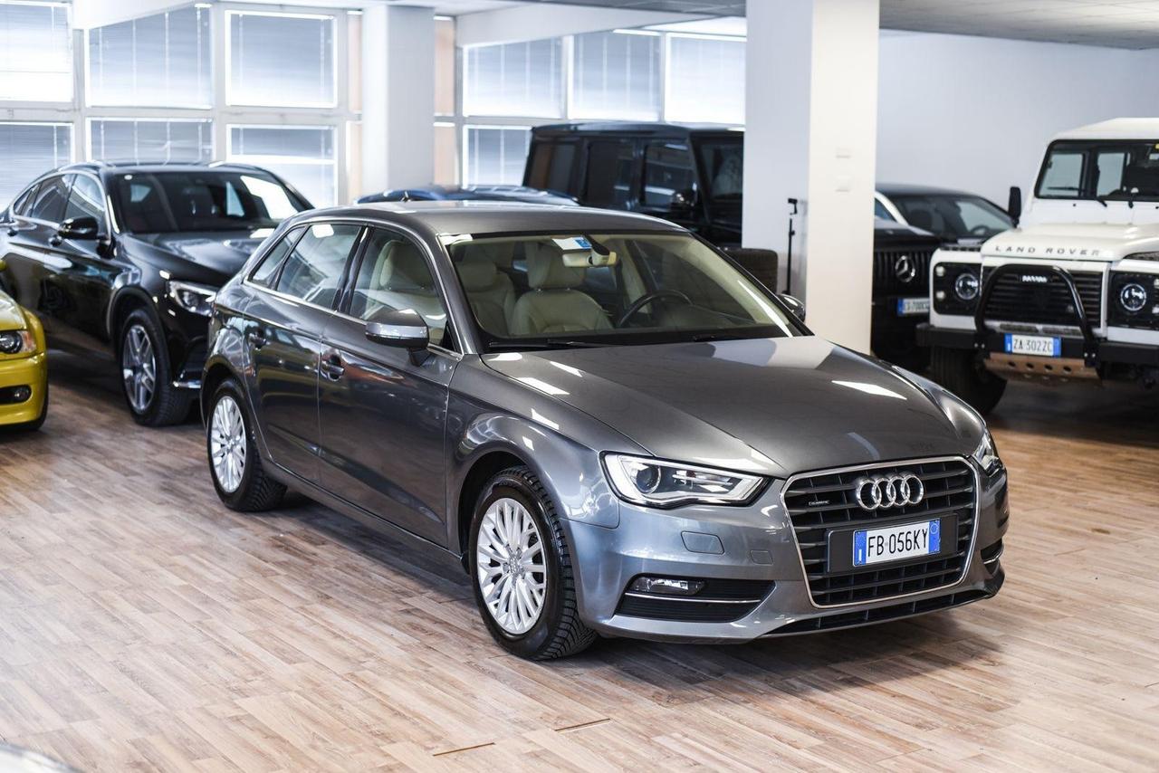 Audi A3 SPB 2.0 TDI 184 CV clean diesel quattro S tronic Ambiente
