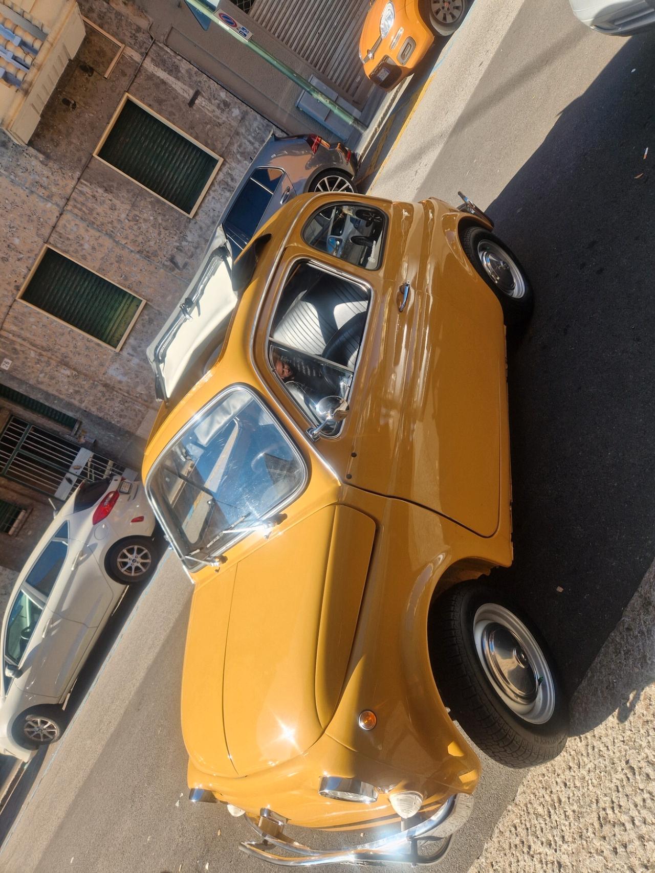 Fiat 500L 1971 targhe originali restaurata