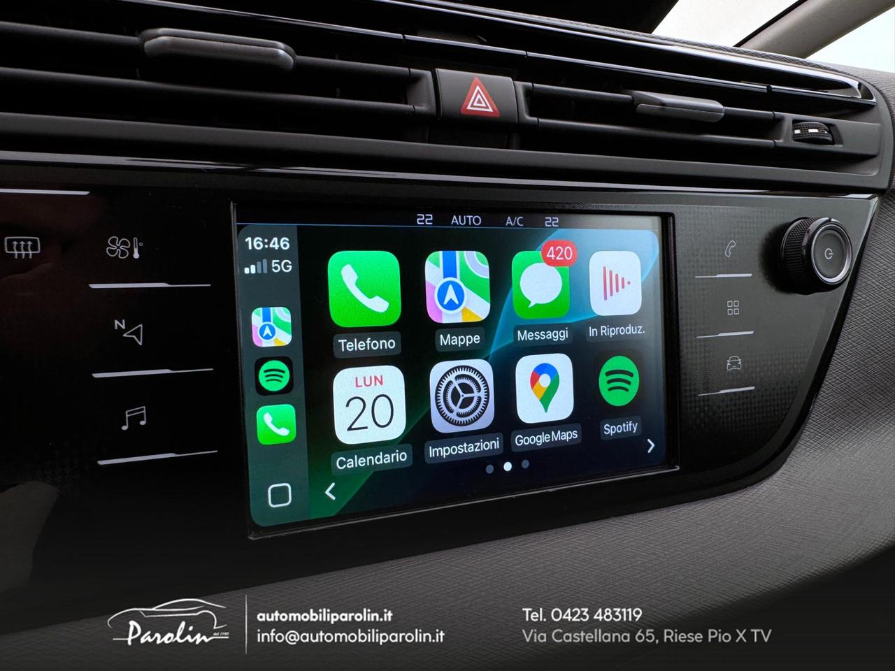 Citroen C4 Spacetourer 1.2 puretech Shine s&s CarPlay-Telecamera