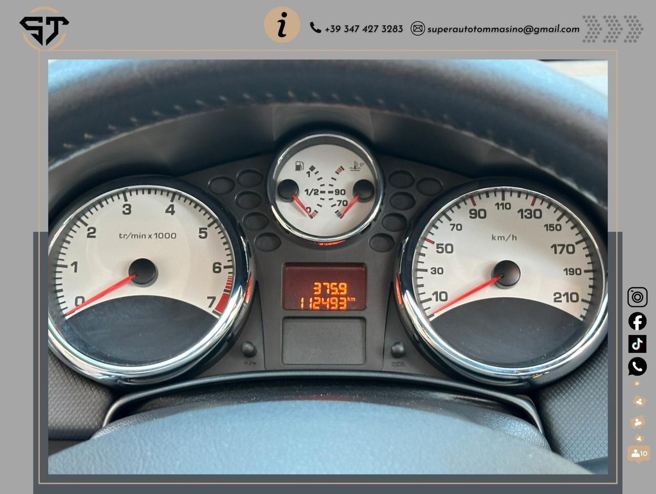 Peugeot 207 1.6 VTi 120CV CC Cabrio Allure