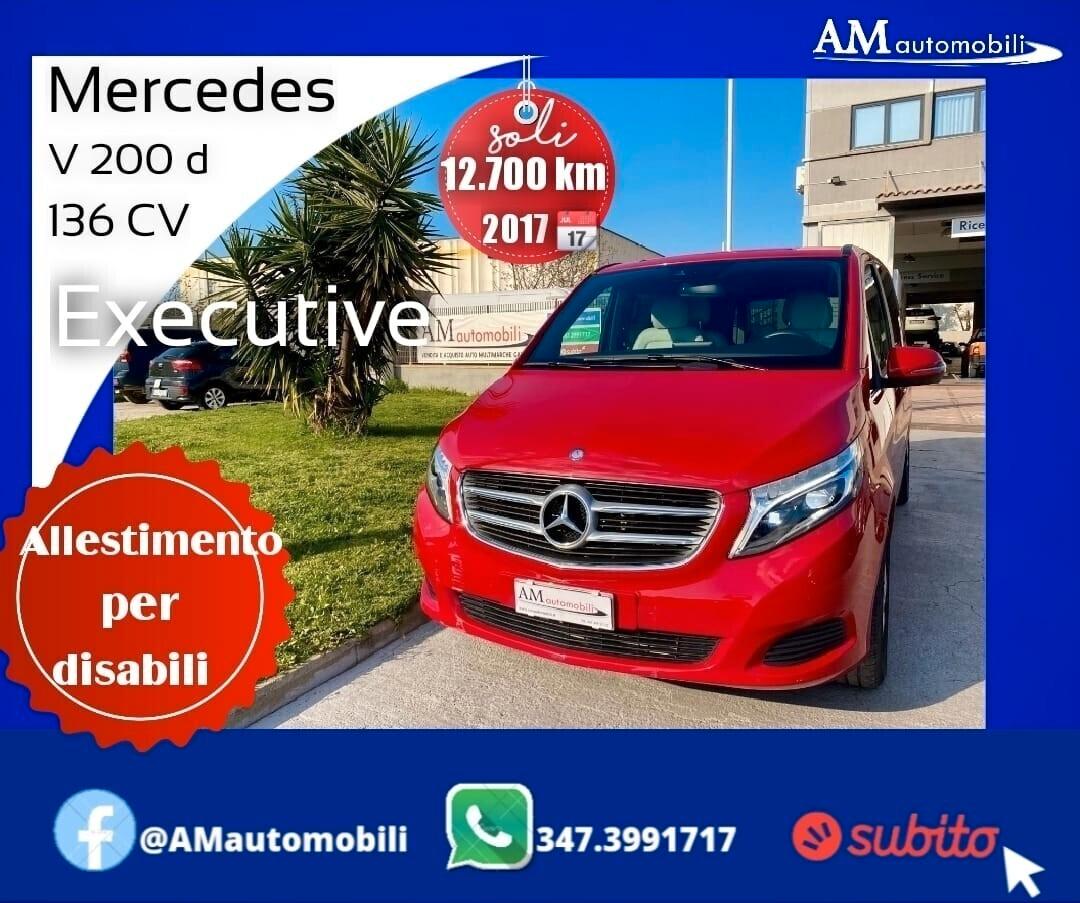 Mercedes V 200 d 136 CV allestimento disabili