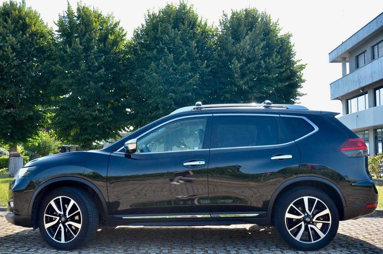 NISSAN X-TRAIL 1.7 DCI SALOMON S 2WD 150cv 7 POSTI, UNICOPR, SERVICE NISSAN, UFF ITALIANA, EURO 6D, TETTO, RETROCAMERA 360°, FARI LED, PERMUTE