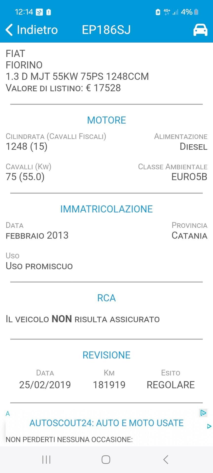 Fiat Fiorino 1.3 MJT 75CV Furgone Adventure