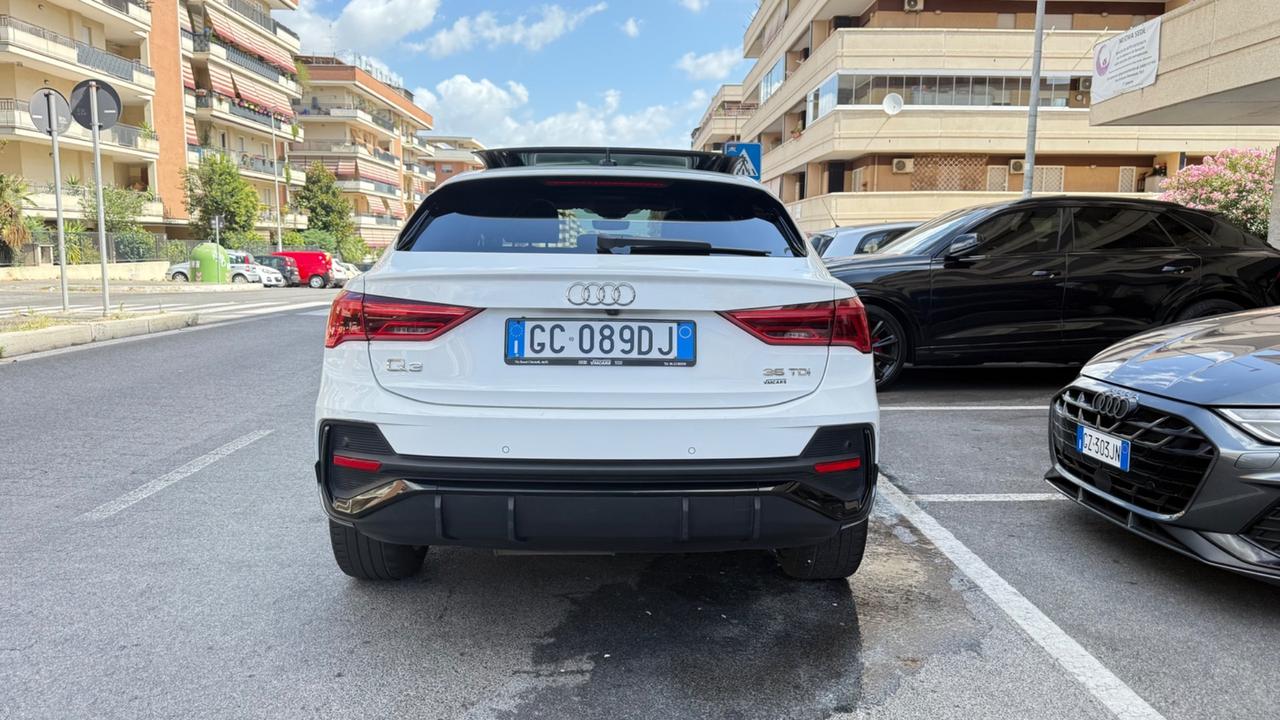 Audi Q3 35 TDI quattro S line edition MATRIX CERCHI 20 PDC TETTO APRIBILE ALCANTARA NAVI KAMERA