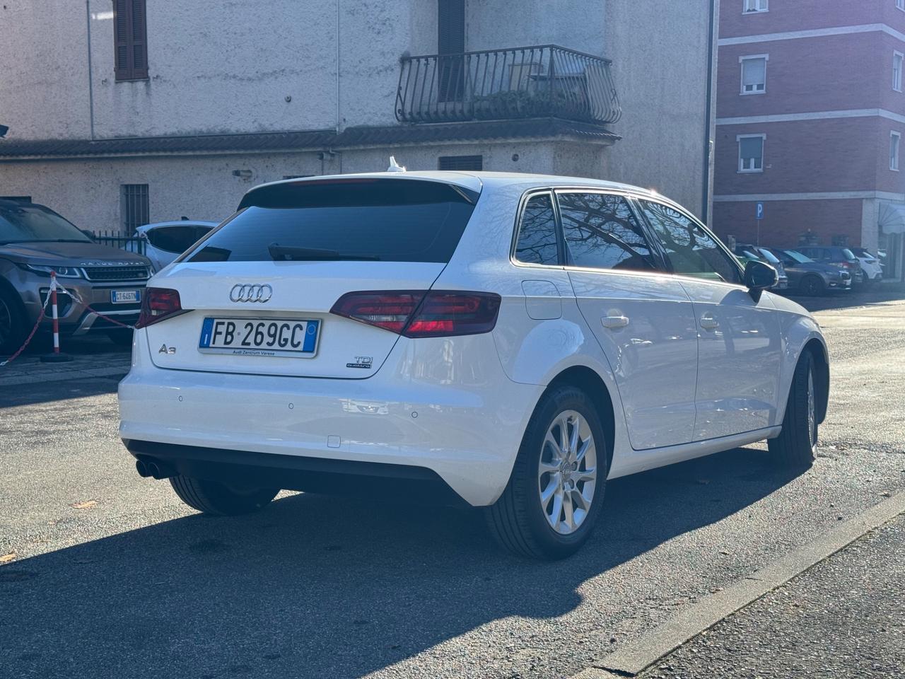 Audi A3 SPB 1.6 TDI clean diesel quattro edition- TRAZIONE INTEGRALE: 4x4 - VETRI OSCURATI