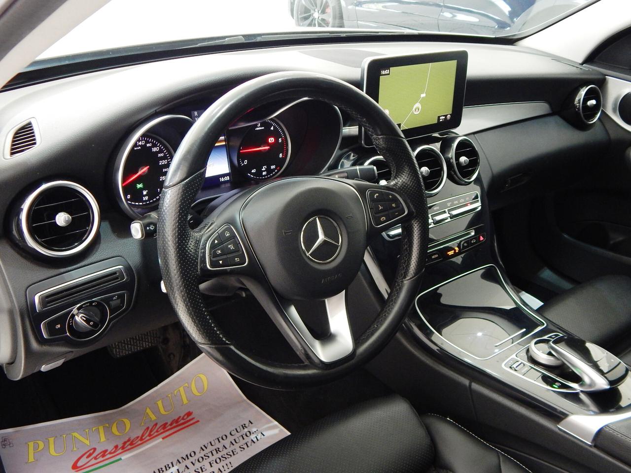 Mercedes-Benz C 250 d SW Premium 4matic Aut. TETTO-NAVI-PELLE-PARK-LED