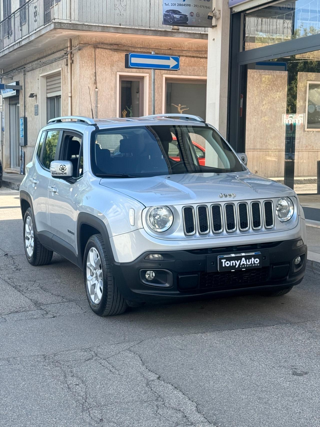 Jeep Renegade 1.4 GPL Limited 140cv NAVI,BLOCK SHAFT ,ANDROID AUTO,SENS.PARK.KM CERTIFICATI,UNI PROP.