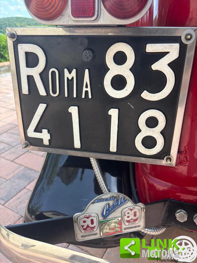 FIAT Balilla 508 TORPEDO targa ORO