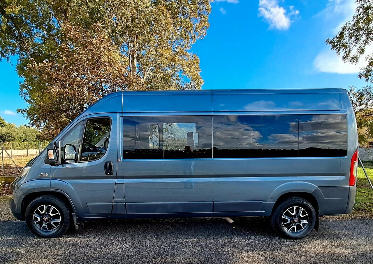 Fiat Ducato Maxi 9 POSTI TRASPORTO DISABILI 5 CARROZZINE PEDANA ELETTROIDRAULICA