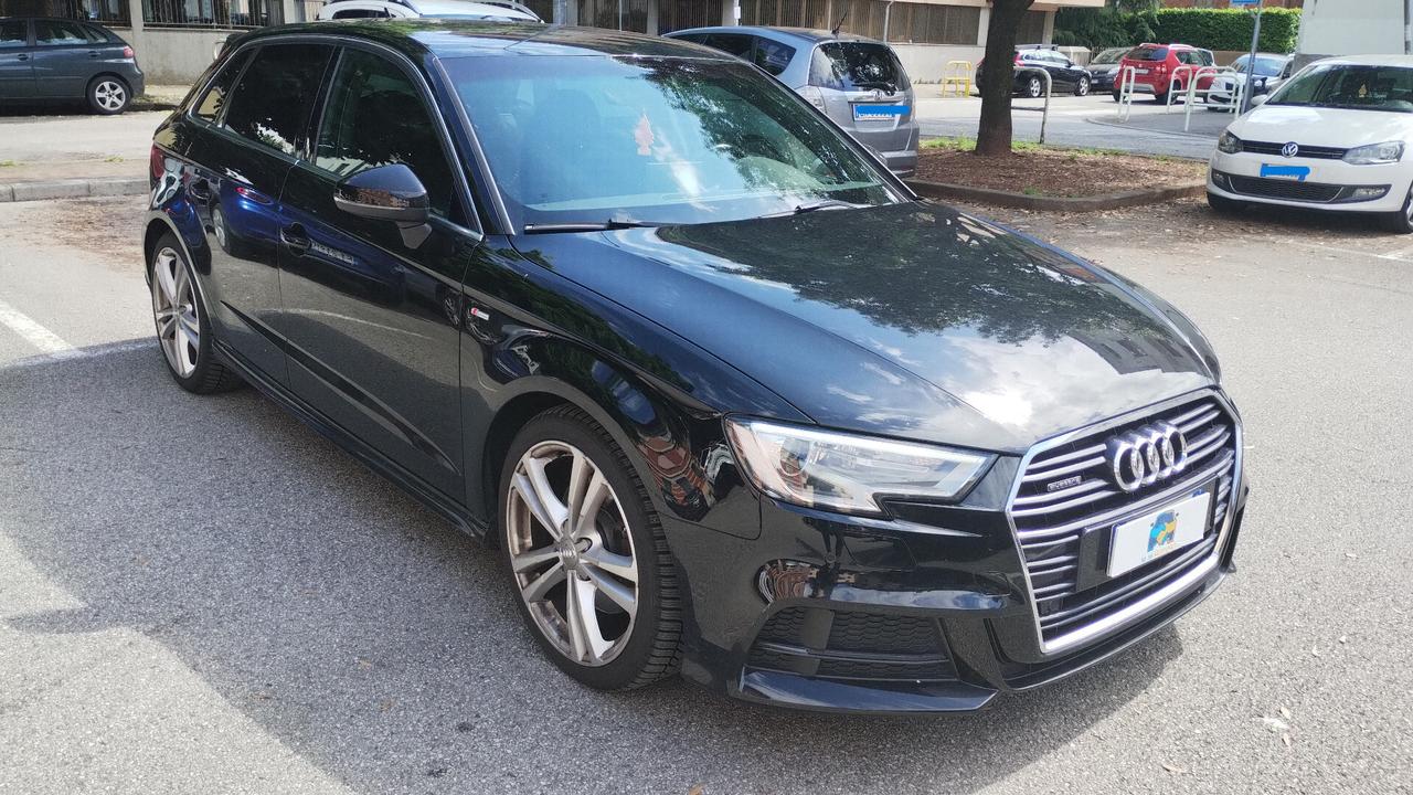 Audi A3 SPB 2.0 TDI 184 CV quattro S tronic S-Line
